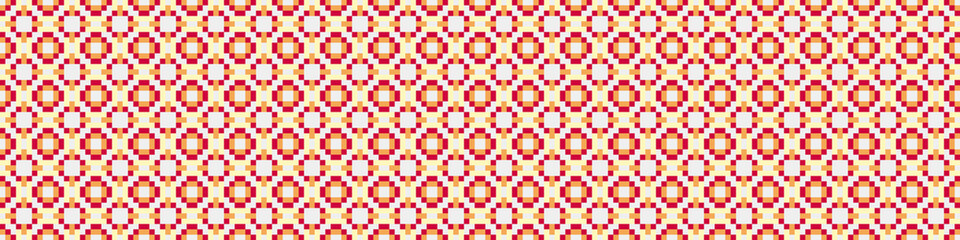 Abstract Cross Pattern Dots Logo generative computational art illustration