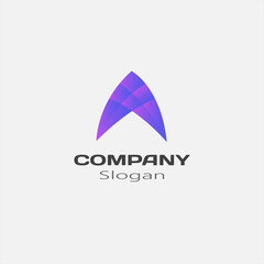 A Letter Logo, Letter A logo icon design, A letter logo design
