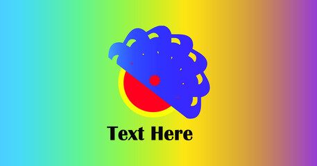 Abstract colorful symbol and Shapes design for commercial use 