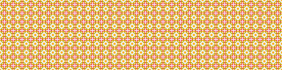 Abstract Cross Pattern Dots Logo generative computational art illustration