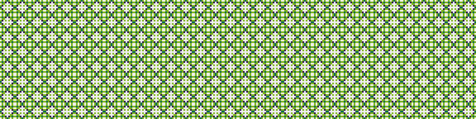 Fototapeta premium Abstract Cross Pattern Dots Logo generative computational art illustration