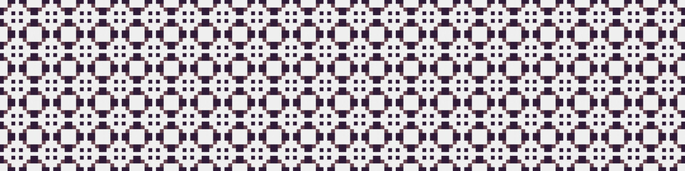 Fototapeta premium Abstract Cross Pattern Dots Logo generative computational art illustration