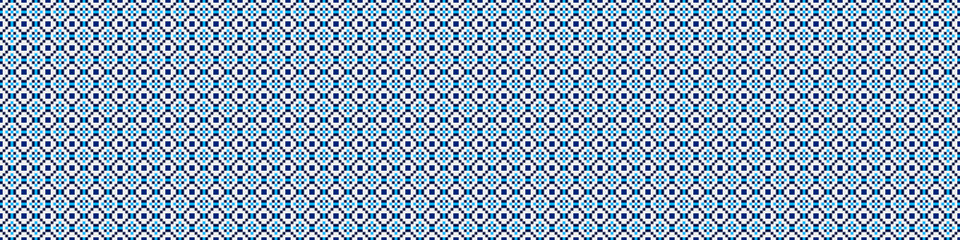 Abstract Cross Pattern Dots Logo generative computational art illustration