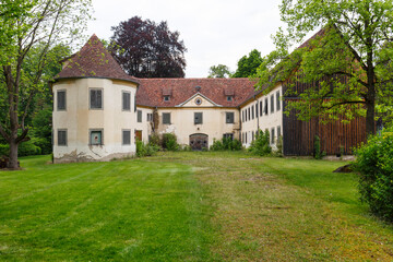 Fototapeta na wymiar Altes Schloss in Krauchenwies im Landkreis Sigmaringen