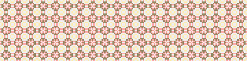 Abstract Cross Pattern Dots Logo generative computational art illustration