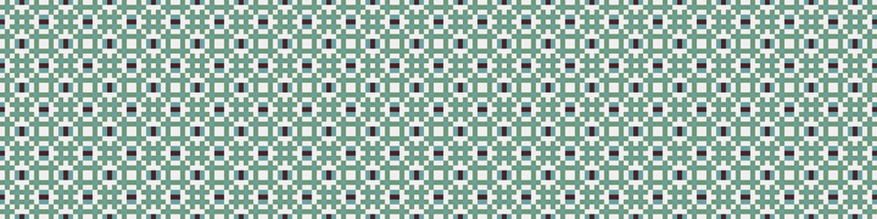 Fototapeta premium Abstract Cross Pattern Dots Logo generative computational art illustration