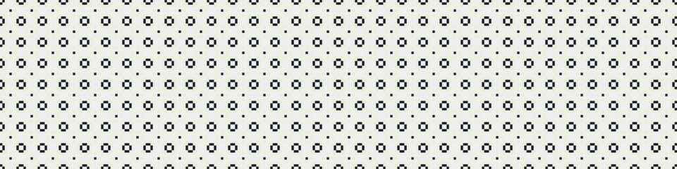Fototapeta premium Abstract Cross Pattern Dots Logo generative computational art illustration