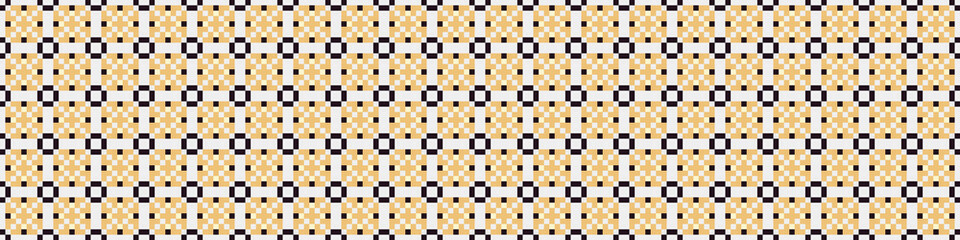Abstract Cross Pattern Dots Logo generative computational art illustration