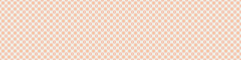 Fototapeta premium Abstract Cross Pattern Dots Logo generative computational art illustration