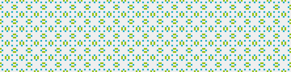 Fototapeta premium Abstract Cross Pattern Dots Logo generative computational art illustration