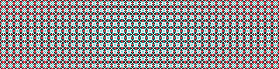 Abstract Cross Pattern Dots Logo generative computational art illustration