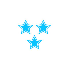 Star icon flat.