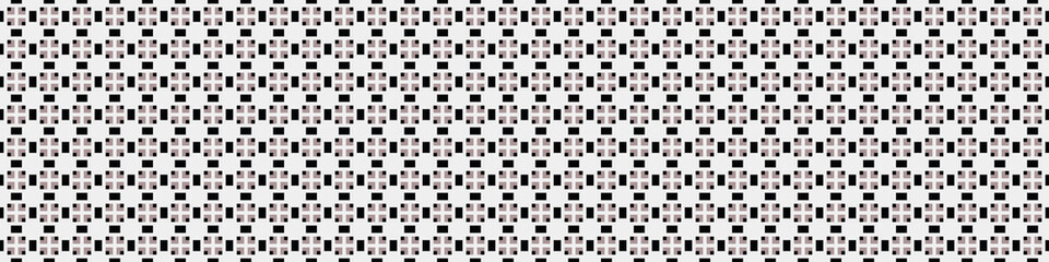 Fototapeta premium Abstract Cross Pattern Dots Logo generative computational art illustration