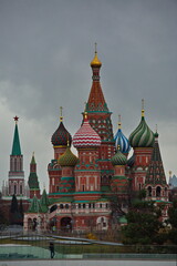 Cathedral of St. Basil the Blessed on Red Square, Moscow.