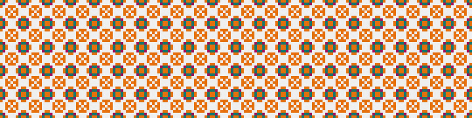 Abstract Cross Pattern Dots Logo generative computational art illustration