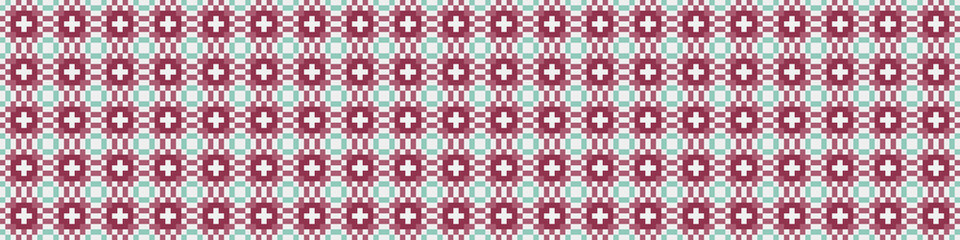 Abstract Cross Pattern Dots Logo generative computational art illustration