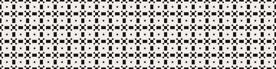 Fototapeta premium Abstract Cross Pattern Dots Logo generative computational art illustration