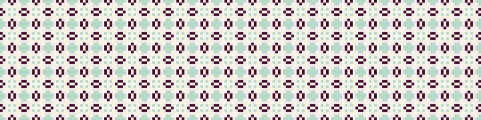 Abstract Cross Pattern Dots Logo generative computational art illustration