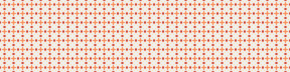 Fototapeta premium Abstract Cross Pattern Dots Logo generative computational art illustration