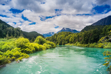 Futaleufu river at Patagonia - Chile