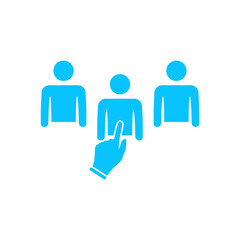 Chosen one icon flat