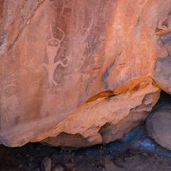 Petroglyphs, Fremont Culture, Dinosaur National Monument, Utah, Usa, America