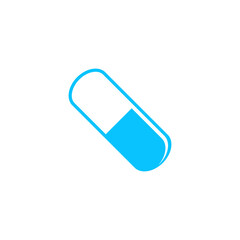Pill icon flat