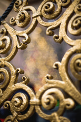 Abstract holiday texture - photo framing for centered text or graphic overlay.