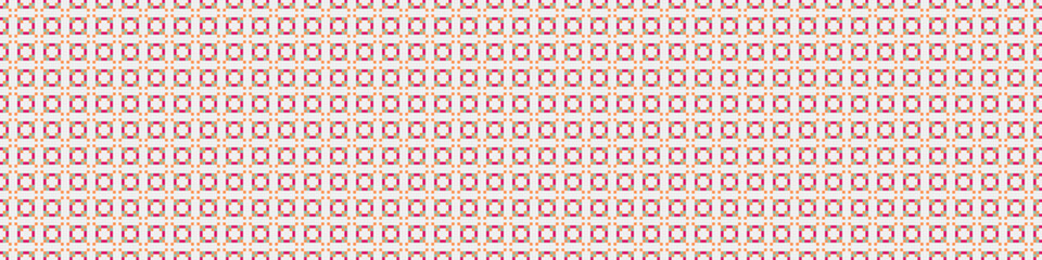 Fototapeta premium Abstract Cross Pattern Dots Logo generative computational art illustration