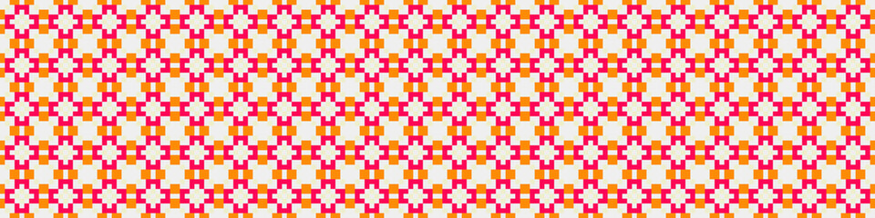 Abstract Cross Pattern Dots Logo generative computational art illustration