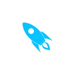 Rocket icon flat