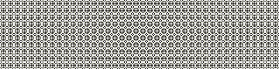 Fototapeta premium Abstract Cross Pattern Dots Logo generative computational art illustration