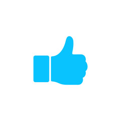 Hand Thumb Up icon flat