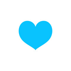 Heart icon flat