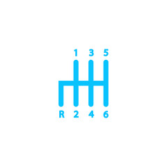 Transmission icon flat