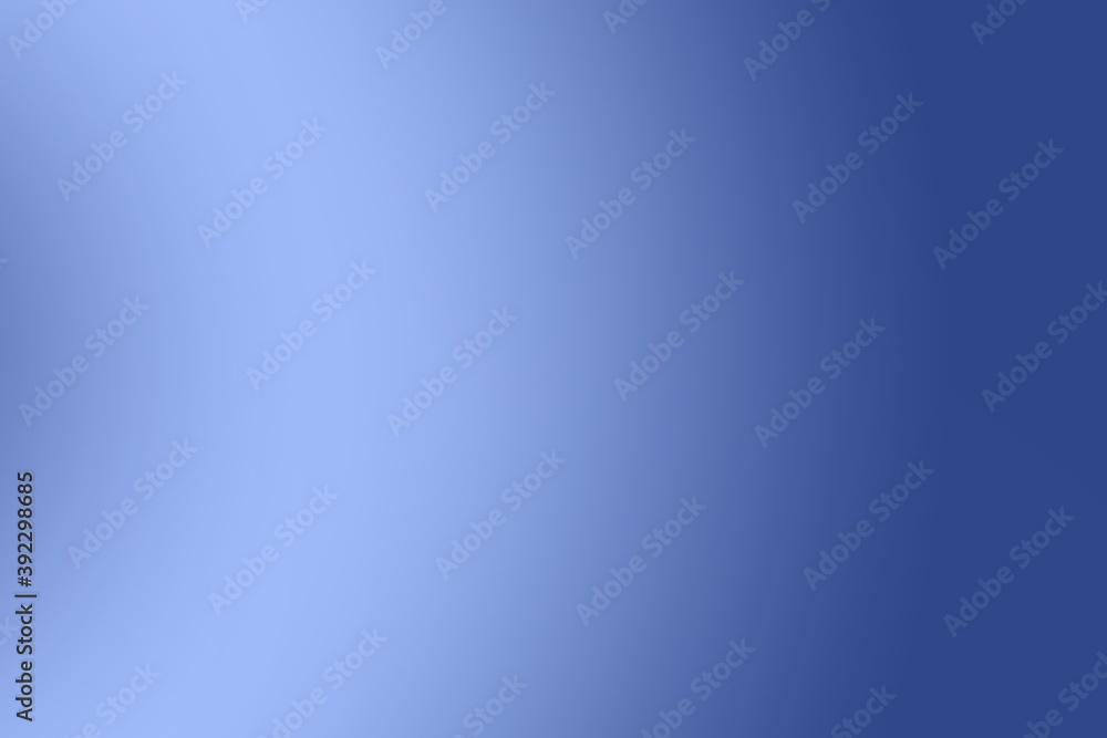 Wall mural gradient with blue color. modern texture background, degrading fragments, smooth shape transition an