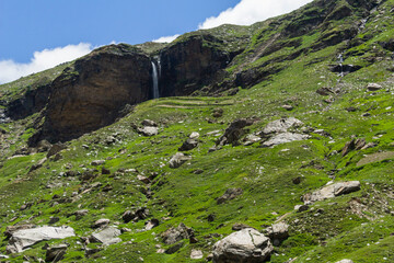 Fototapeta premium Rohtang pass during the monsoons