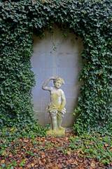 Garden Statue and Ivy 