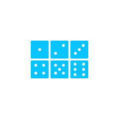 Dice icon flat