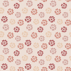 Pink seamless floral pattern background. Perfect for backgrounds, backdrop, Valentines day cart, sticker, fabric designs and wallpapers.
