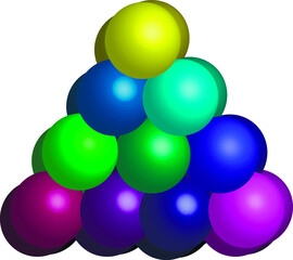 3d render of a molecule