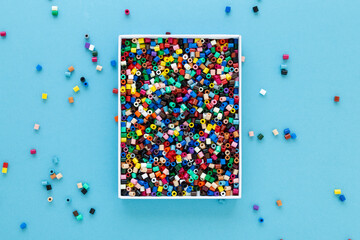 Ironing beads in a box