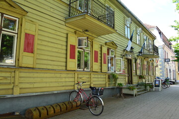 Parnu (Estonia) - Particolare abitazione centro storico