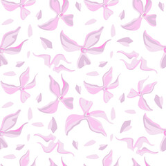 Digital download of clean and romantic seamless pattern in pink and rose color