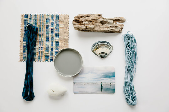 Interior design inspiration. Coastal colours.