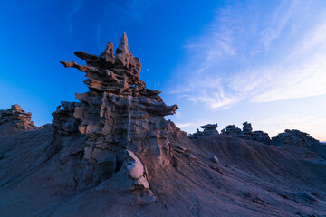 Eroded Sculptures, Fantasy Canyon, Vernal, Utah, Usa, America