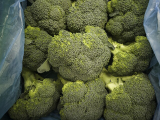 Broccoli in greengrocer