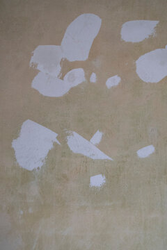 Patched up wall