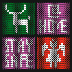 Knitted Christmas Symbols