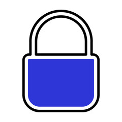 Lock icon vector